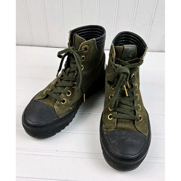 Michael Kors MK High Top Hiking Fashion Sneakers Shoes Size 5.5M - Picture 1 of 7